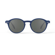 Navy blue round sunglasses